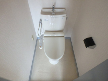 コンパクトで使いやすいトイレです