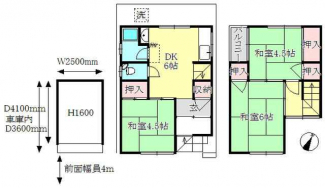 垂水区千鳥が丘２丁目駐車場付き戸建ての画像