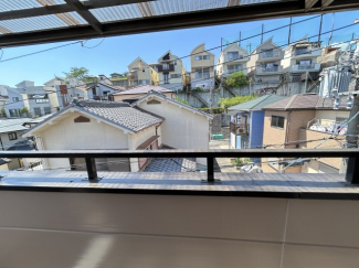 バルコニーからの眺望です