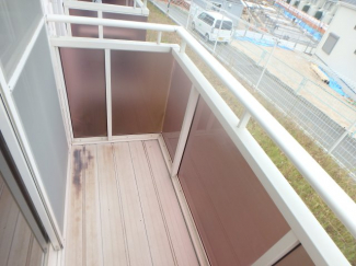 お洗濯が快適なバルコニー