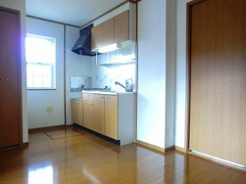 コンパクトなキッチンで掃除もラクラク
