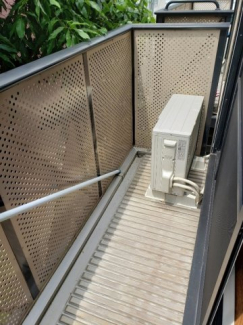 陽当たり良好なバルコニーです