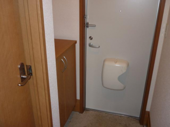 落ち着いた玄関です