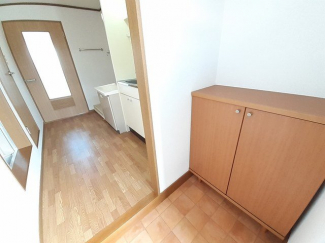 ゆったりとした玄関です