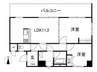 ※リフォーム前の間取りです。収納が追加されます。