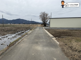 前面道路です。