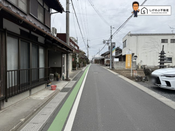 前面道路です。