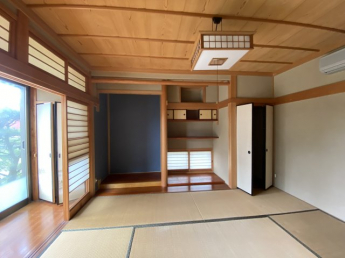 明るい和室です