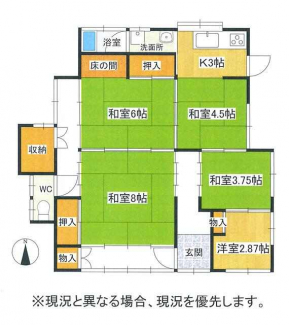 松山市東野２丁目の中古一戸建ての画像