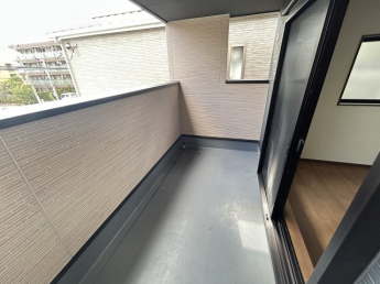 南西向きバルコニー