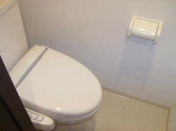 コンパクトで使いやすいトイレです
