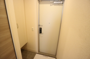 落ち着いた玄関です
