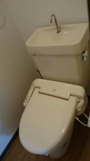 ゆったりとした空間のトイレです