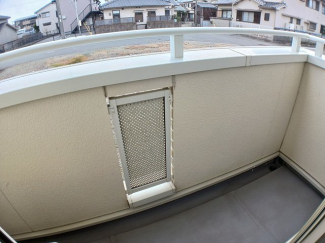 陽当たり良好なバルコニーです