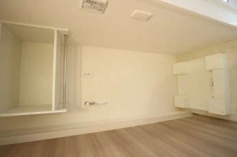 スペースが確保できる洗面所です