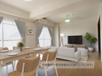 画像内の家具家電はCG加工によるものです。
