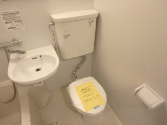 ゆったりとした空間のトイレです