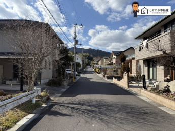 前面道路です。