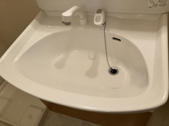 使いやすい独立洗面台です