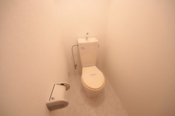 ゆったりとした空間のトイレです