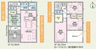 １号棟・間取図
