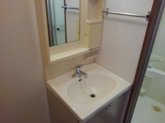 コンパクトで使いやすい洗面所