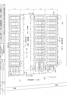 外部駐車場31台配置図　徒歩0.5分