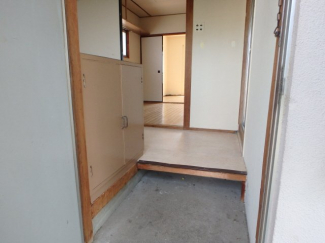 下駄箱付きで玄関すっきり