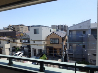 バルコニーからの景色です