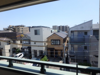 バルコニーからの景色です