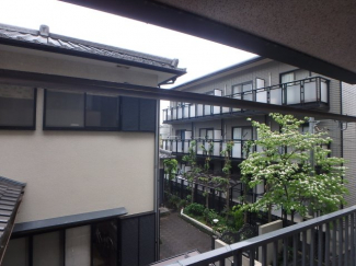 バルコニーからの景色です