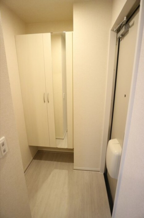 シンプルで使いやすい玄関です