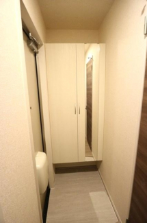 シンプルで使いやすい玄関です