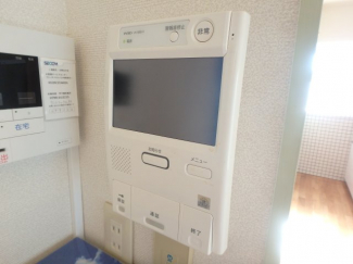 来客者の確認ができるモニターホン