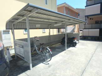 駐輪場です