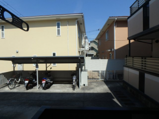 バルコニーからの景色です