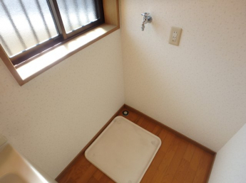洗濯機置場です