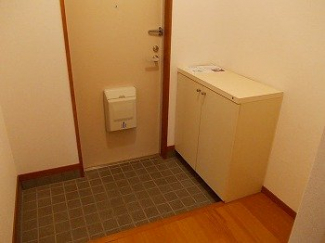 ゆったりとした玄関です