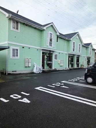 駐車場に車を止められます