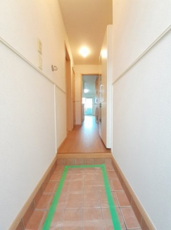 ゆったりとした玄関です