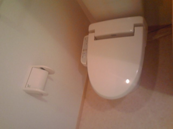 コンパクトで使いやすいトイレです