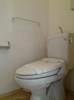 清潔感のあるトイレです