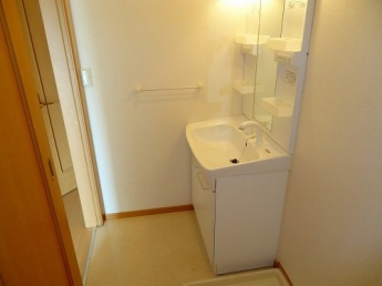 忙しい朝には欠かせない洗面所です