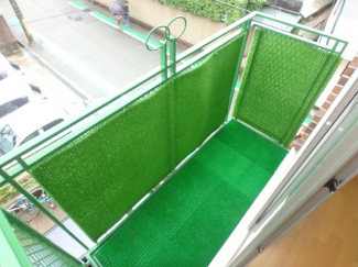 広々としたバルコニーです