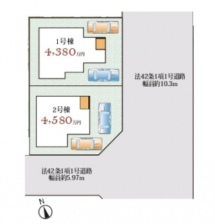 全2区画　1号棟　