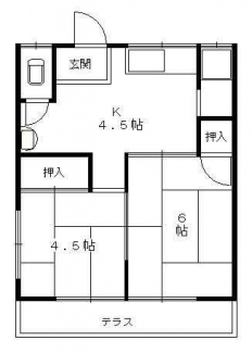 ※６帖の和室は洋室へリフォームされています