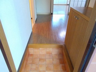 ゆったりとした玄関です