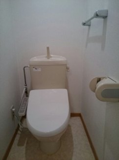 清潔感のあるトイレです