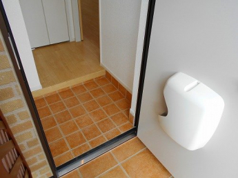 ゆったりとした玄関です
