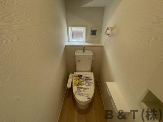 ゆったりとした空間のトイレです